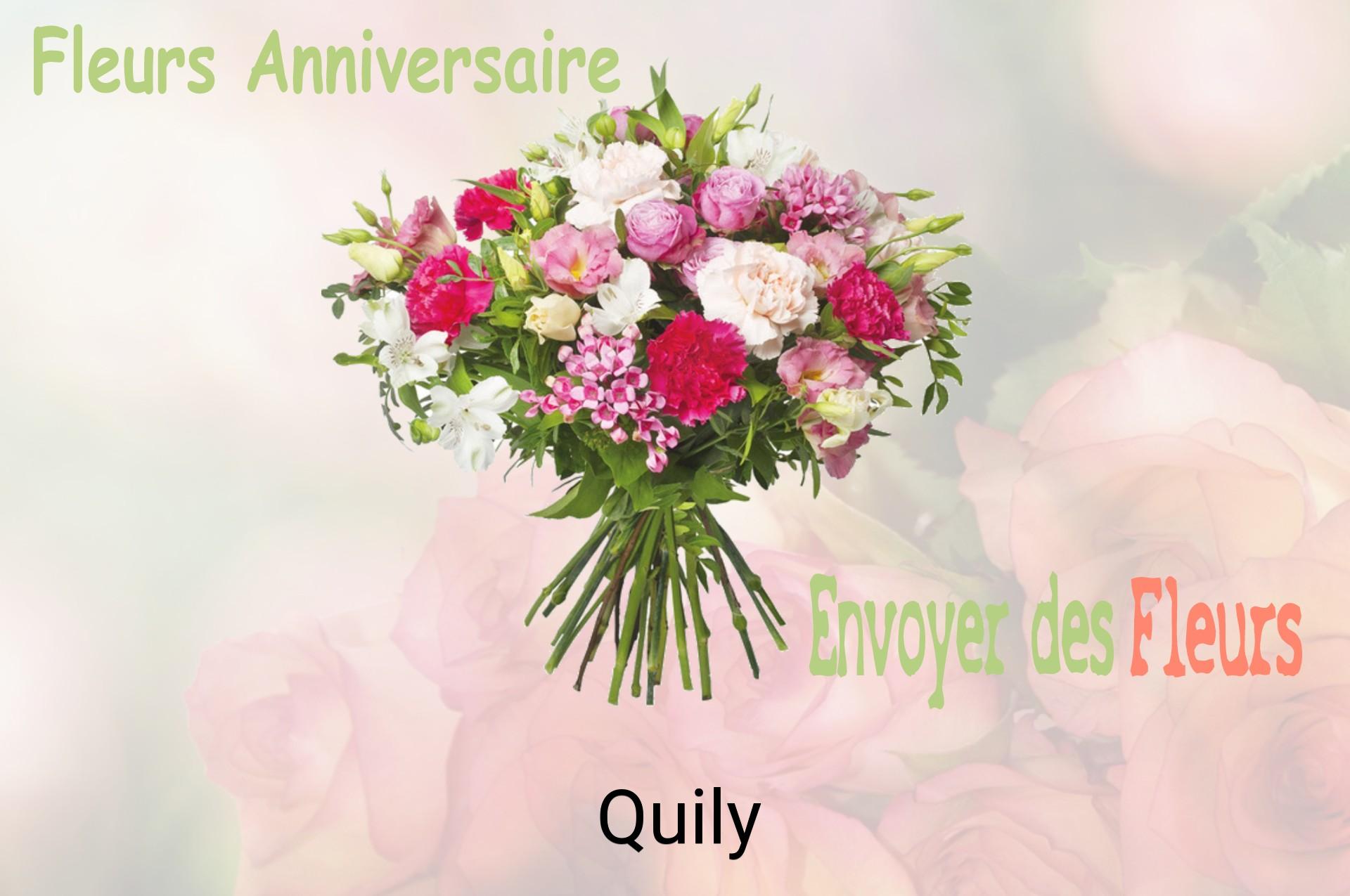 Bouquet de fleurs d’anniversaire livré à Quily